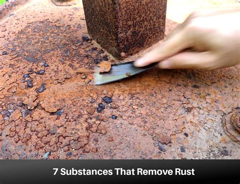 how to clean-up rusty metal boxes|rusty metal removal.